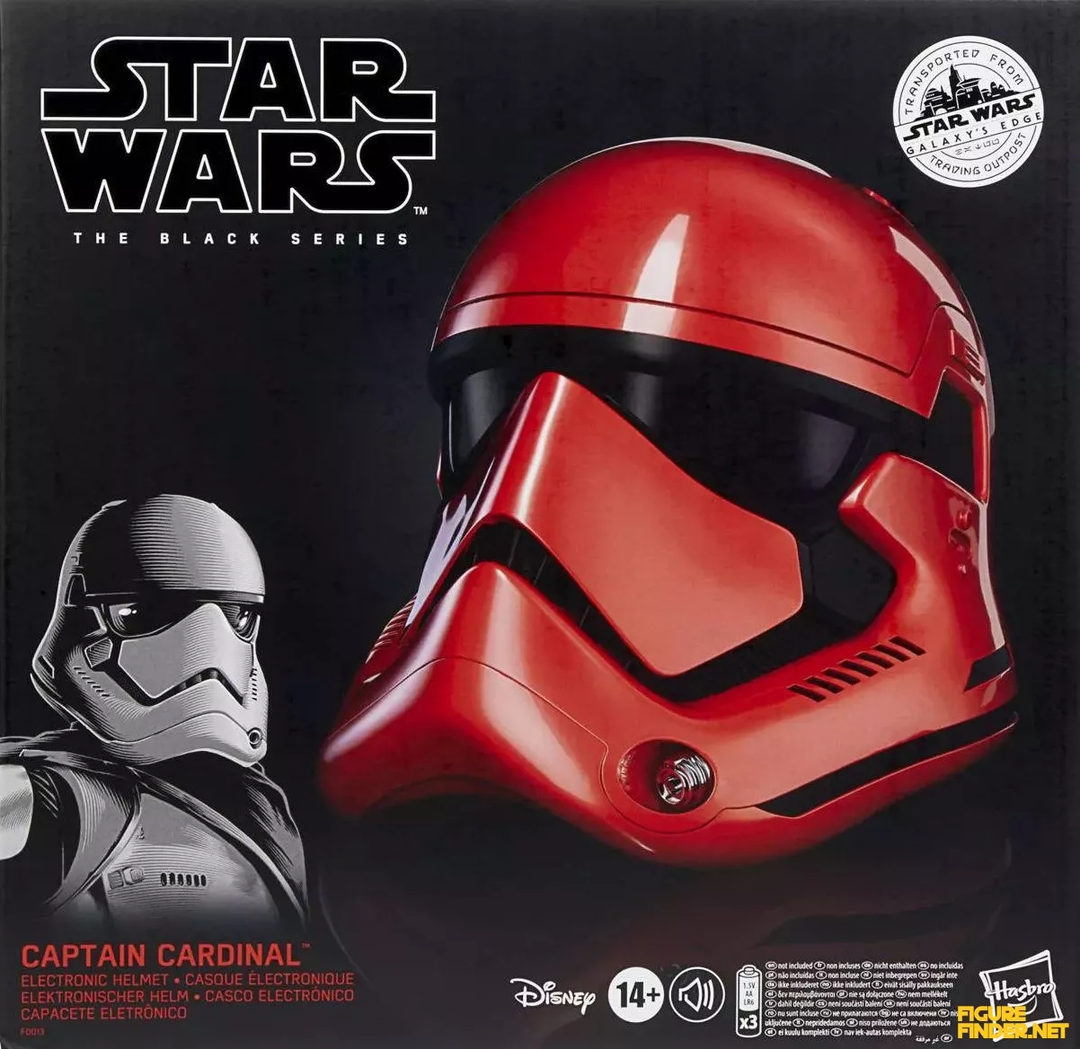 Captain Cardinal Electronic Helmet Product Image