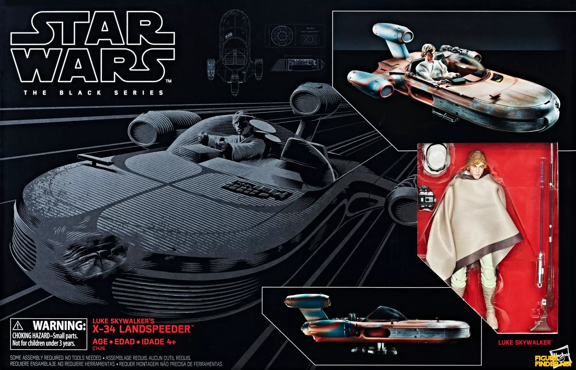 Luke Skywalker & Landspeeder Product Image