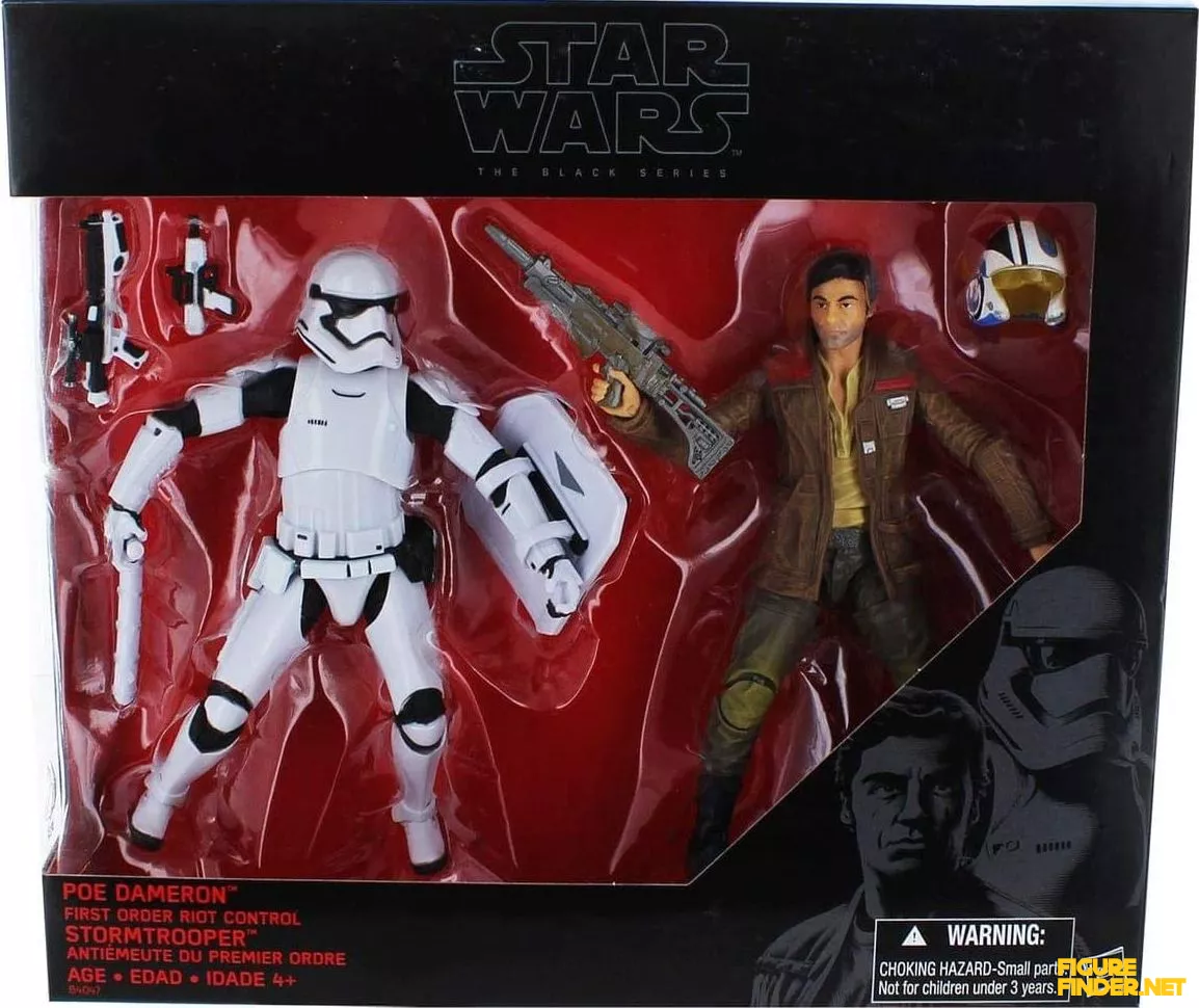 Poe Dameron & First Order Riot Control Stormtrooper Product Image