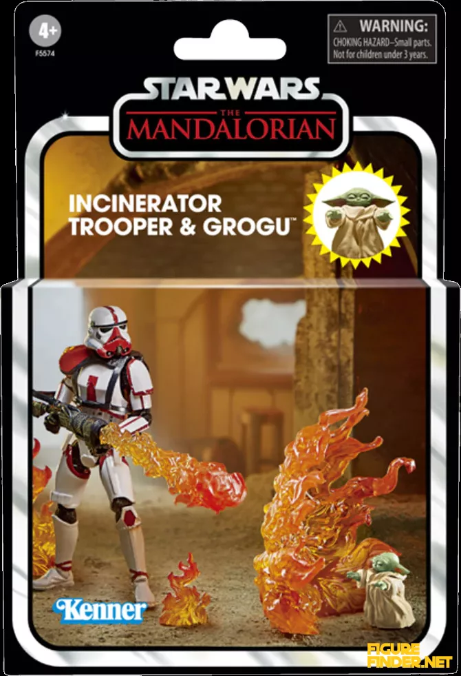 Incinerator Stormtrooper with Grogu (Nevarro Cantina) Product Image