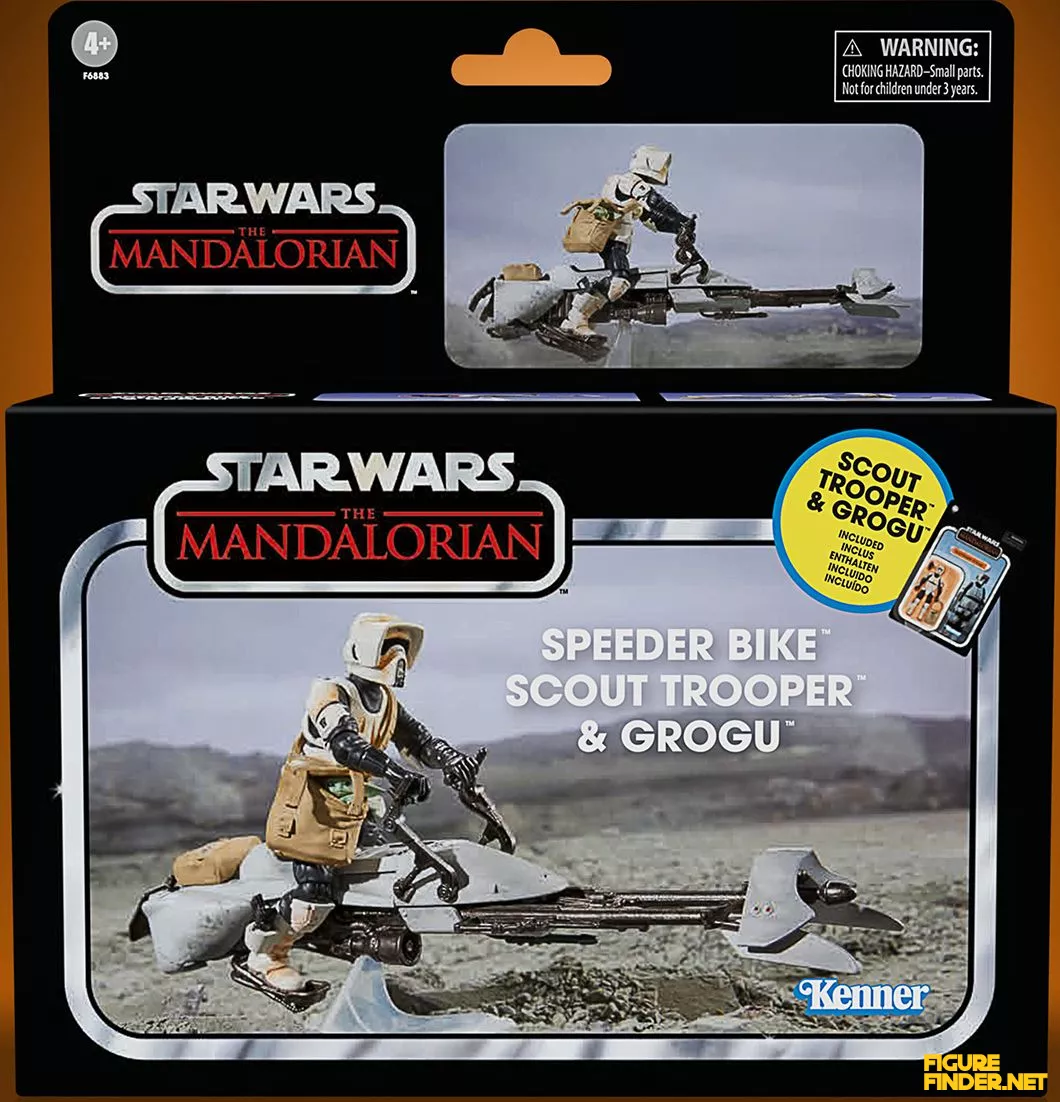 Speeder Bike, Scout Trooper, & Grogu Product Image